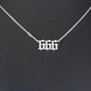 Angel Number Necklace "666" - Positive Energy